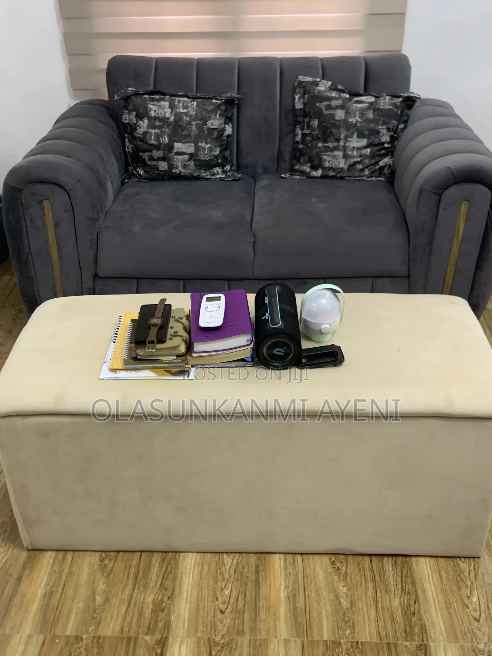 Bedframe and Footrest (Ottoman)