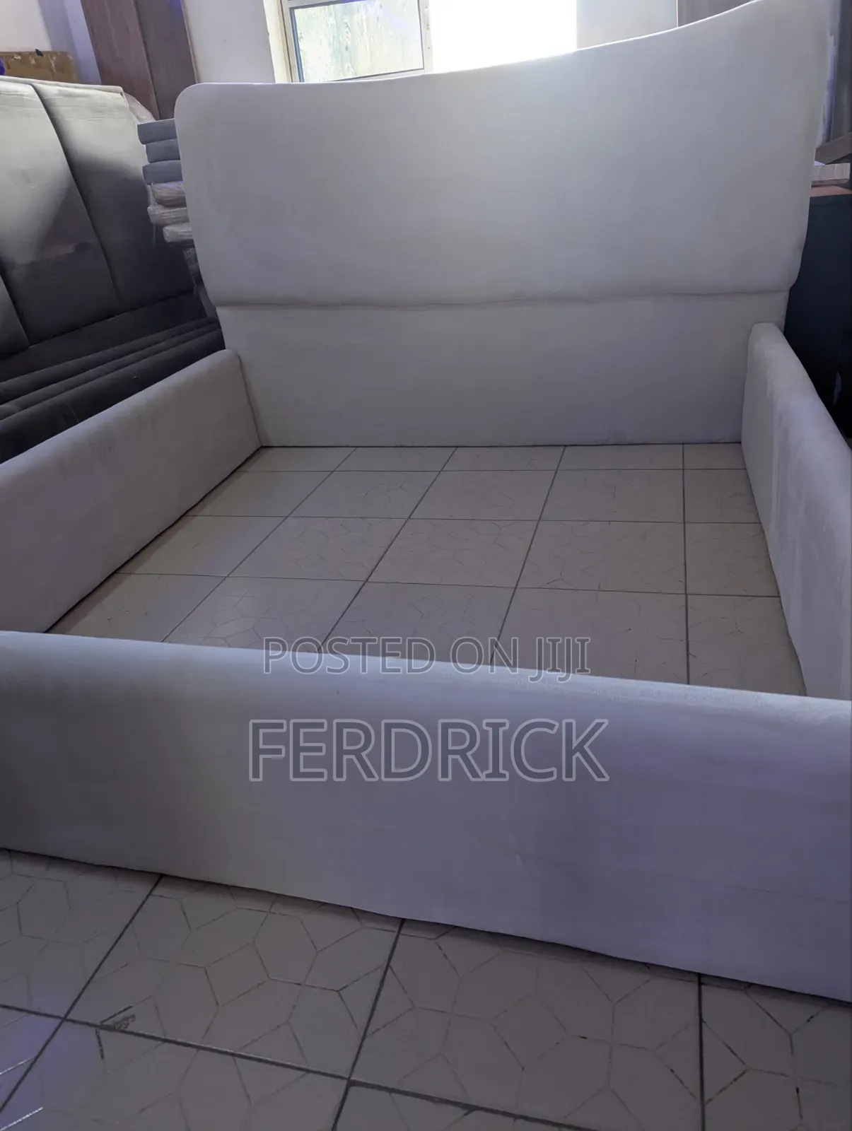 6 by 6 Fabric Bed Frame
