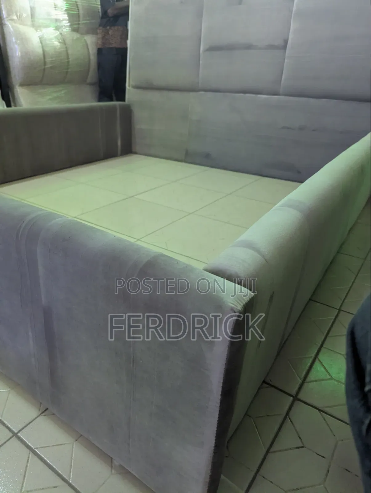 6 by 6 Fabric Bed Frame for Bedrooms