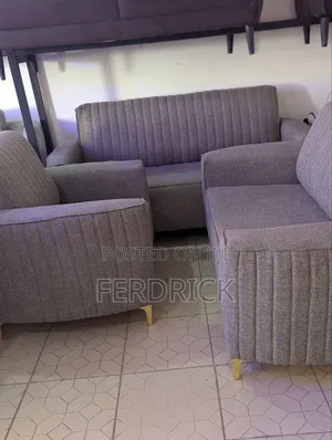 Set of 7 Seater Fabric Home Sofas
