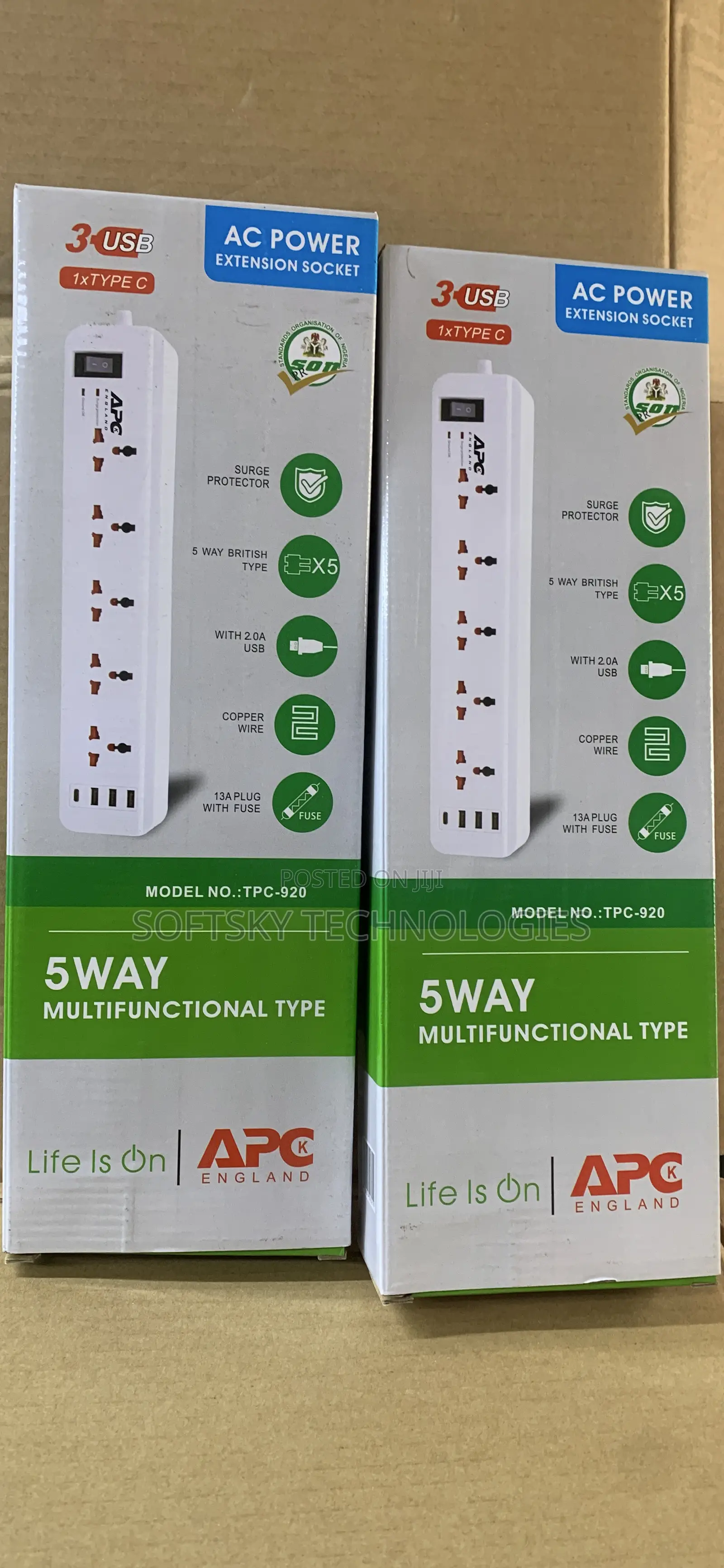 APC 5 Outlet Surge Extension