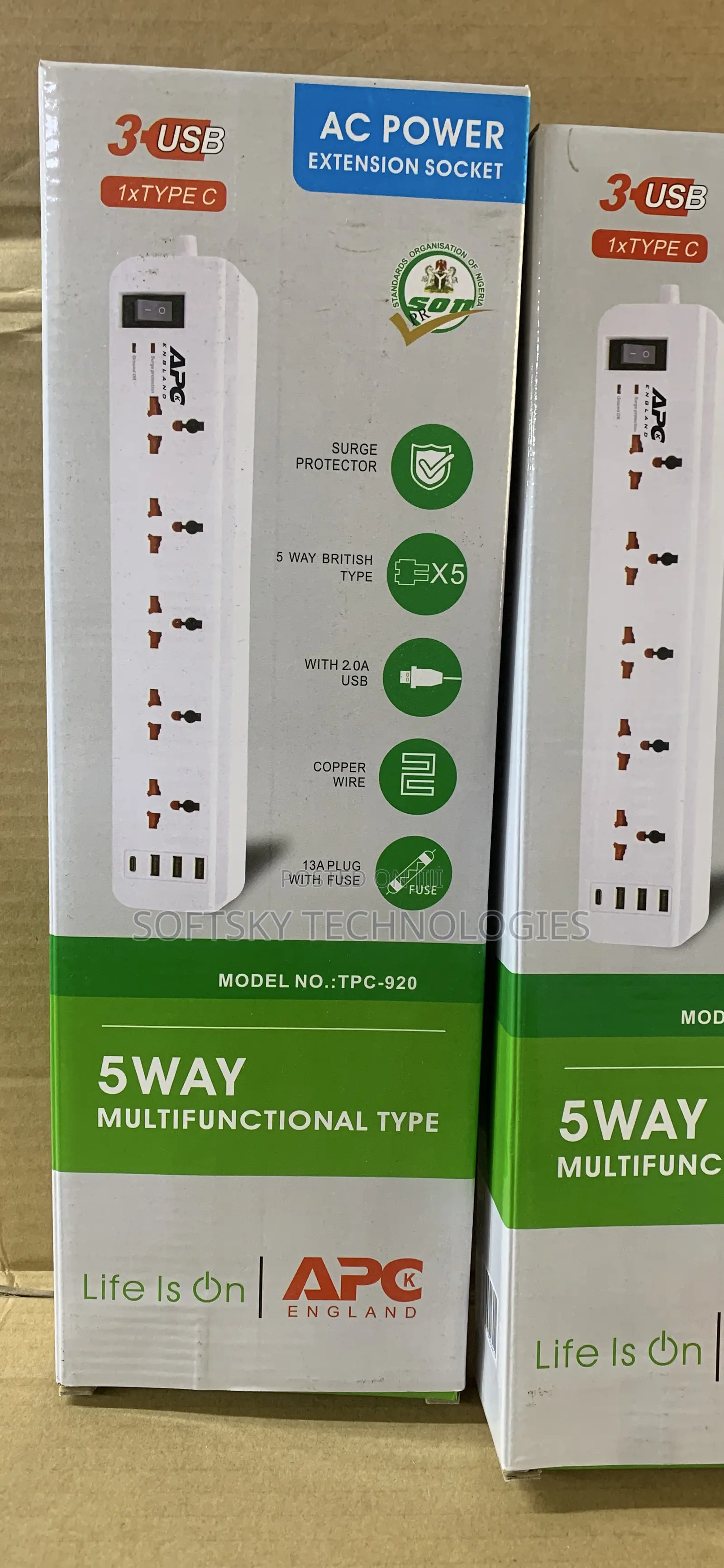 APC 5 Outlet Surge Extension