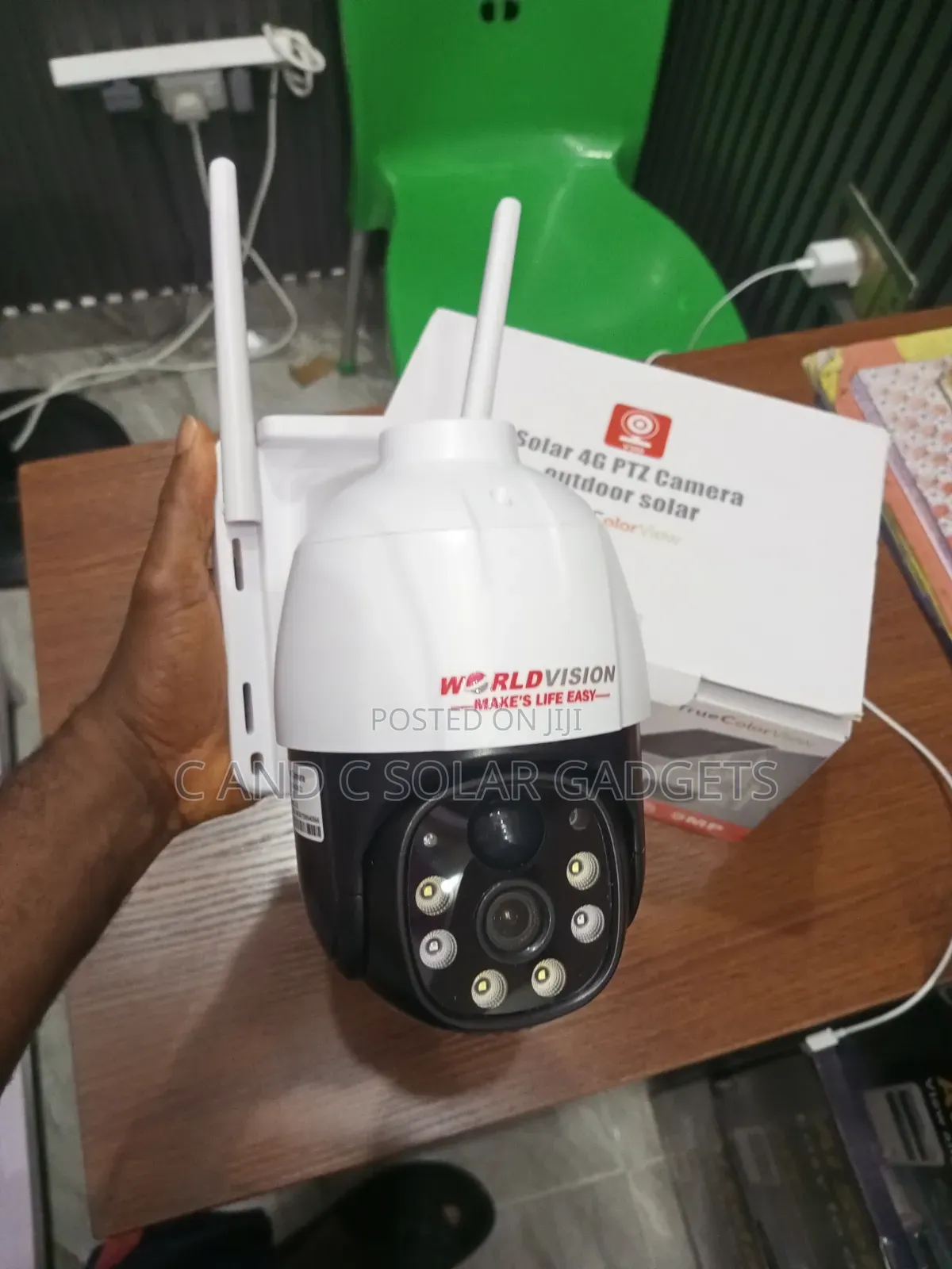 Single Lense Solar CCTV Camera