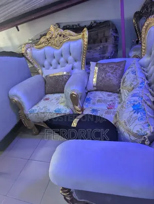 Minimalist 7 Seater Fabric Sofa Sets