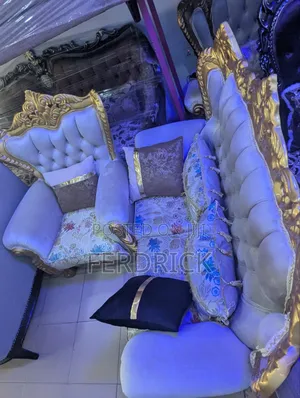 Minimalist 7 Seater Fabric Sofa Sets