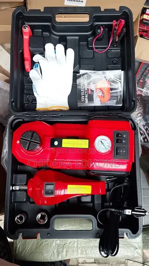 5in1 Electric Car Jack With Wrench and Tyre Inflector
