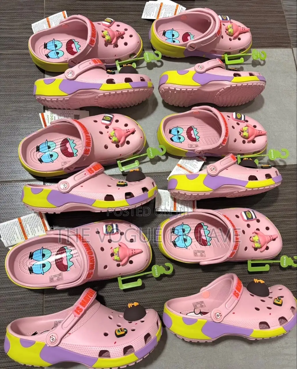 Spongebob and Patrick Crocs