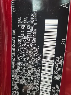 Lexus RX 2011 Red