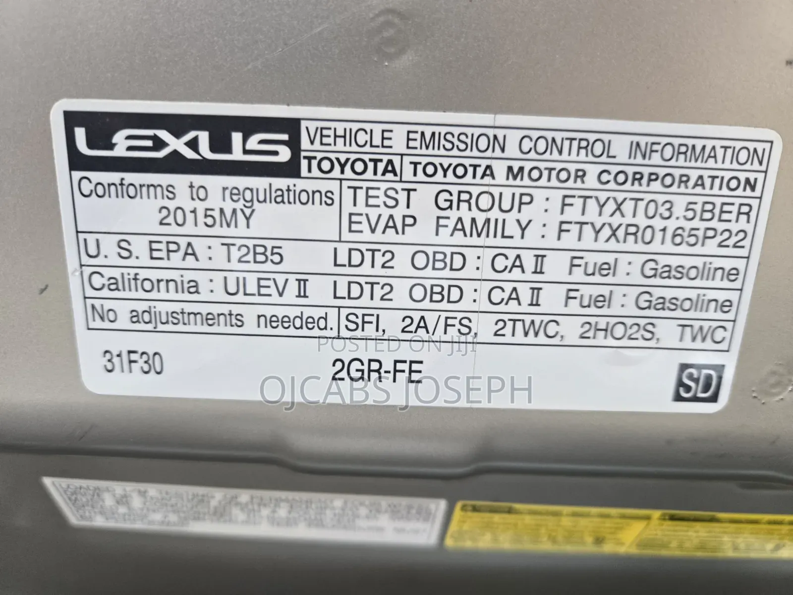 Lexus RX 2015 Gold