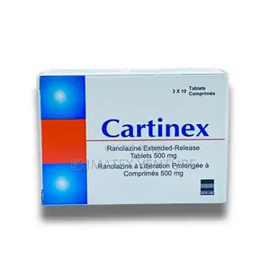 Cartinex 500mg Tablet (Ranolazine) X30