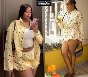 Women’s Luxury Two-Piece Floral Short Set