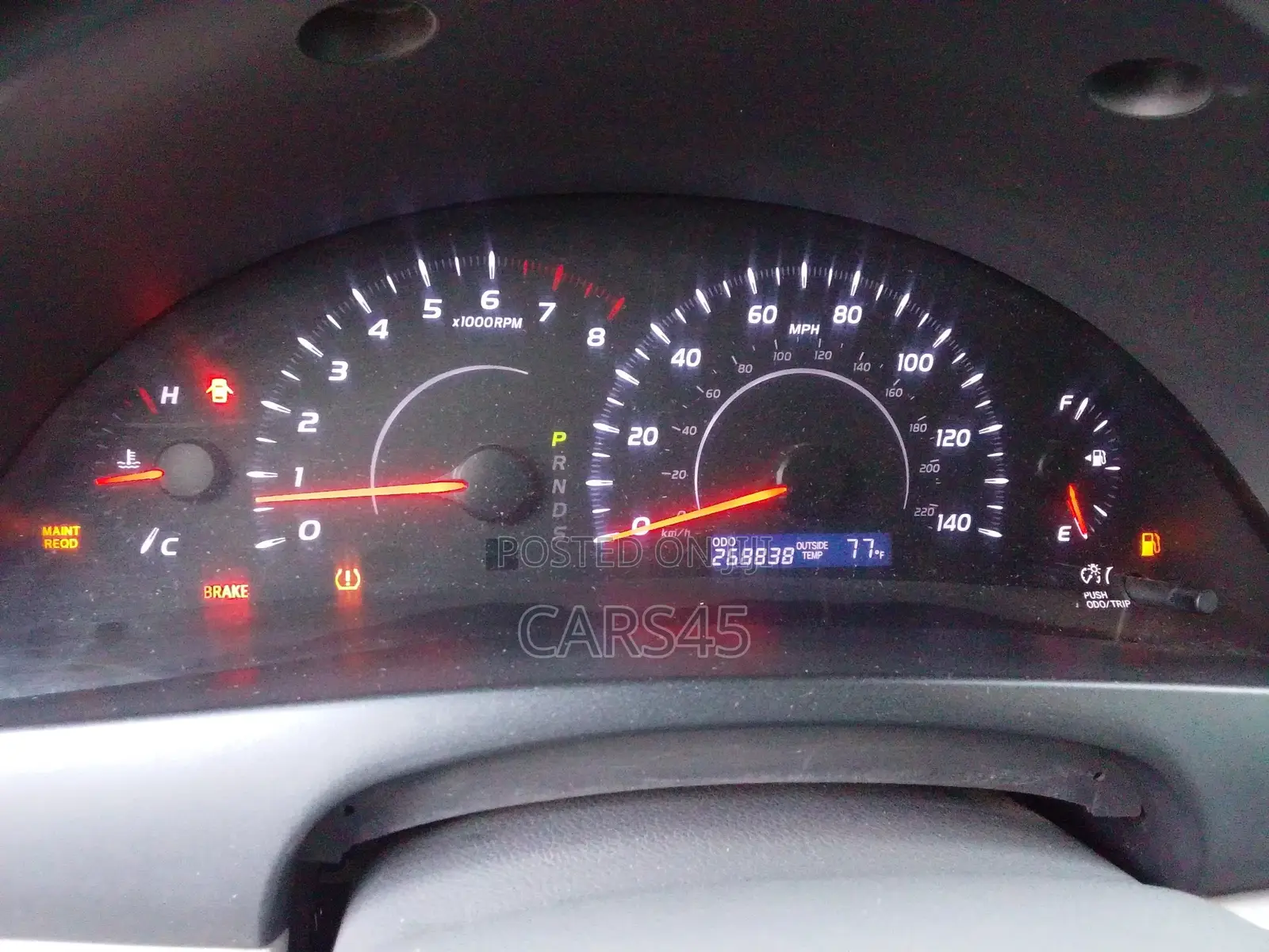 Toyota Camry 2010 Blue