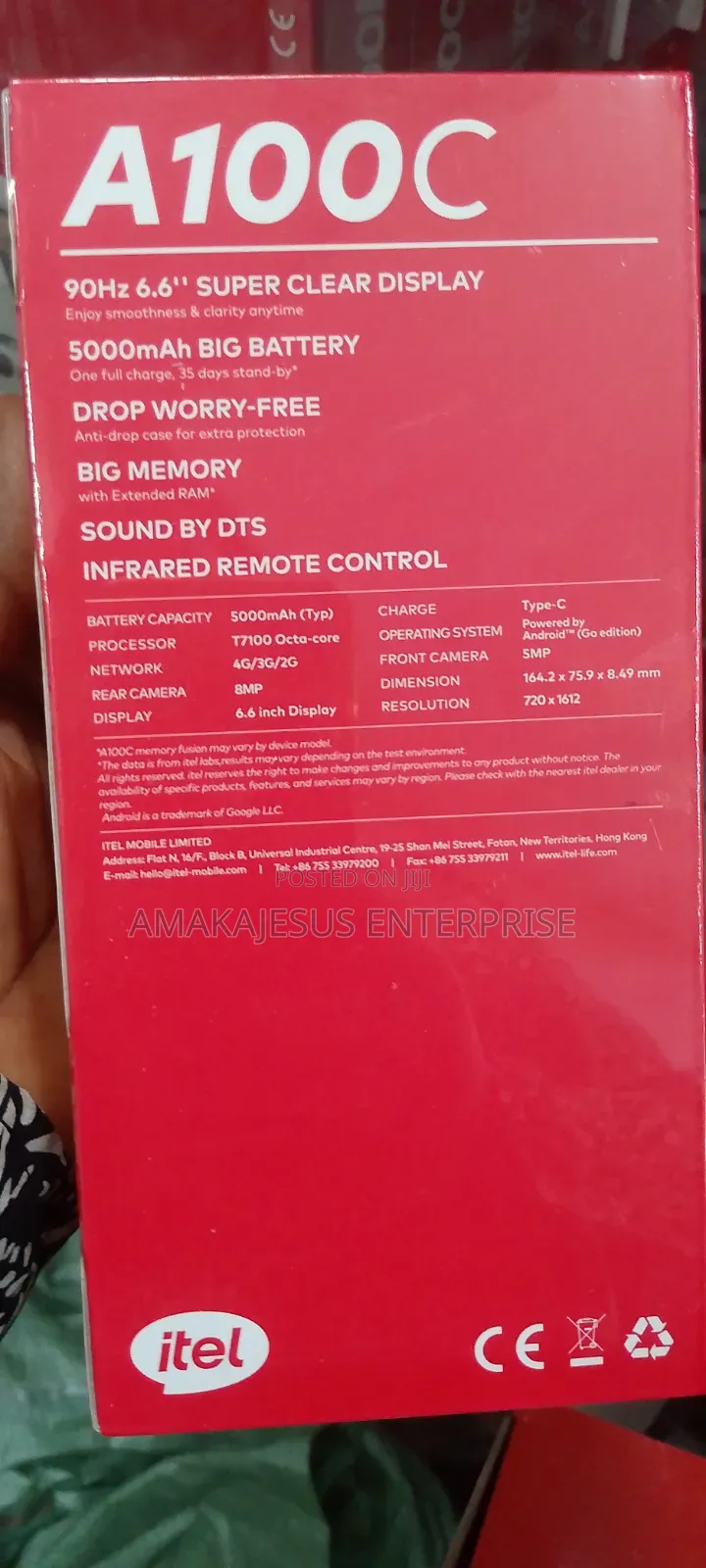 New Itel A100C 64 GB
