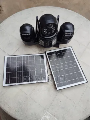 CCTV Camera (True Colour View Triple Lens Solar PTZ Camera)