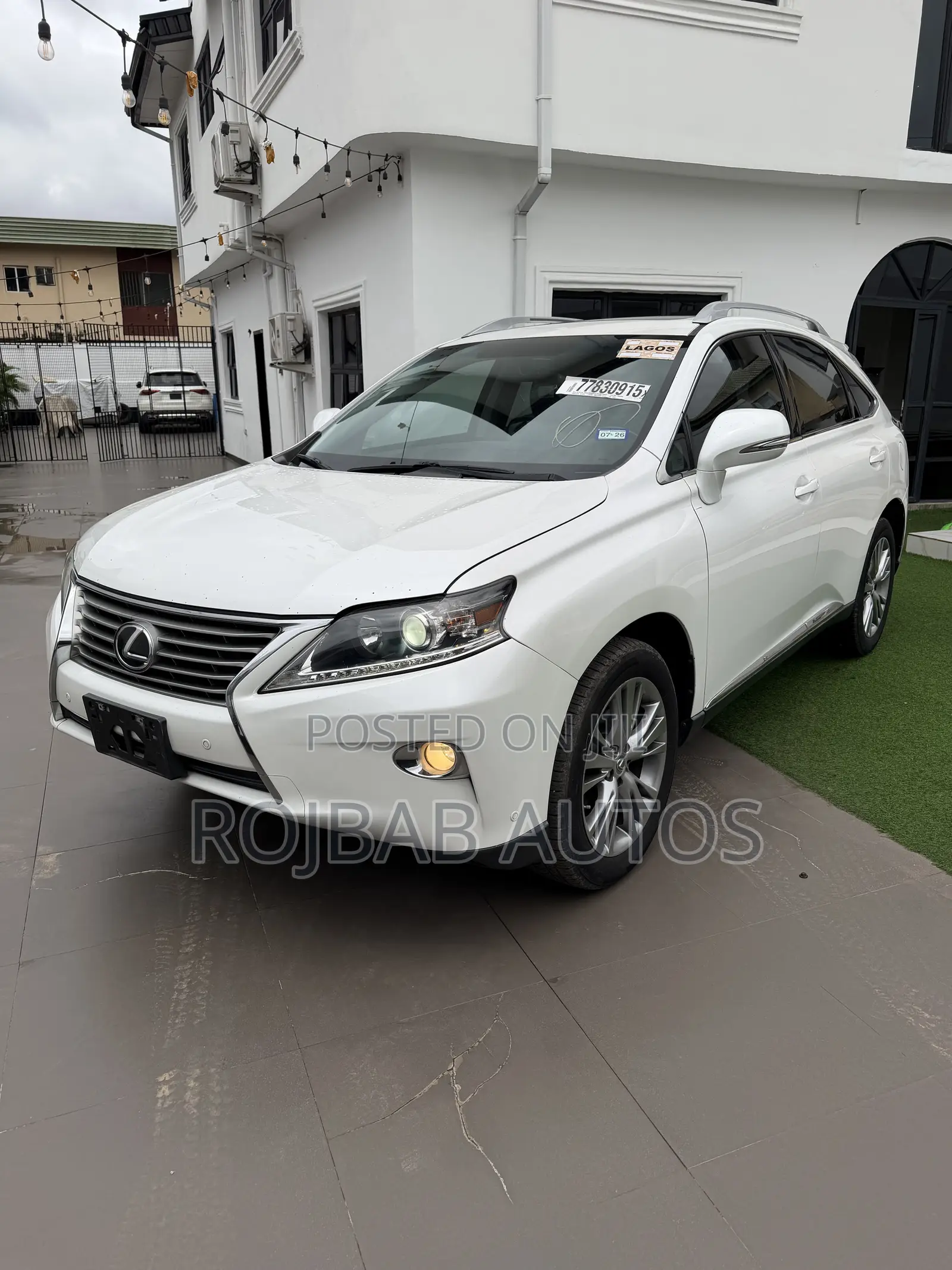 Lexus RX 350 AWD 2014 White