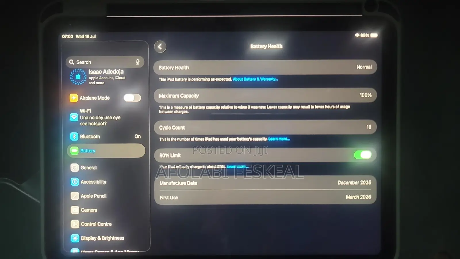 Apple iPad (2025) 128 GB White
