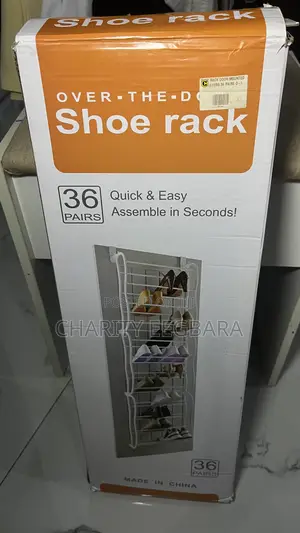 Generic Over the Door 36 Pair Metal Shoe Rack