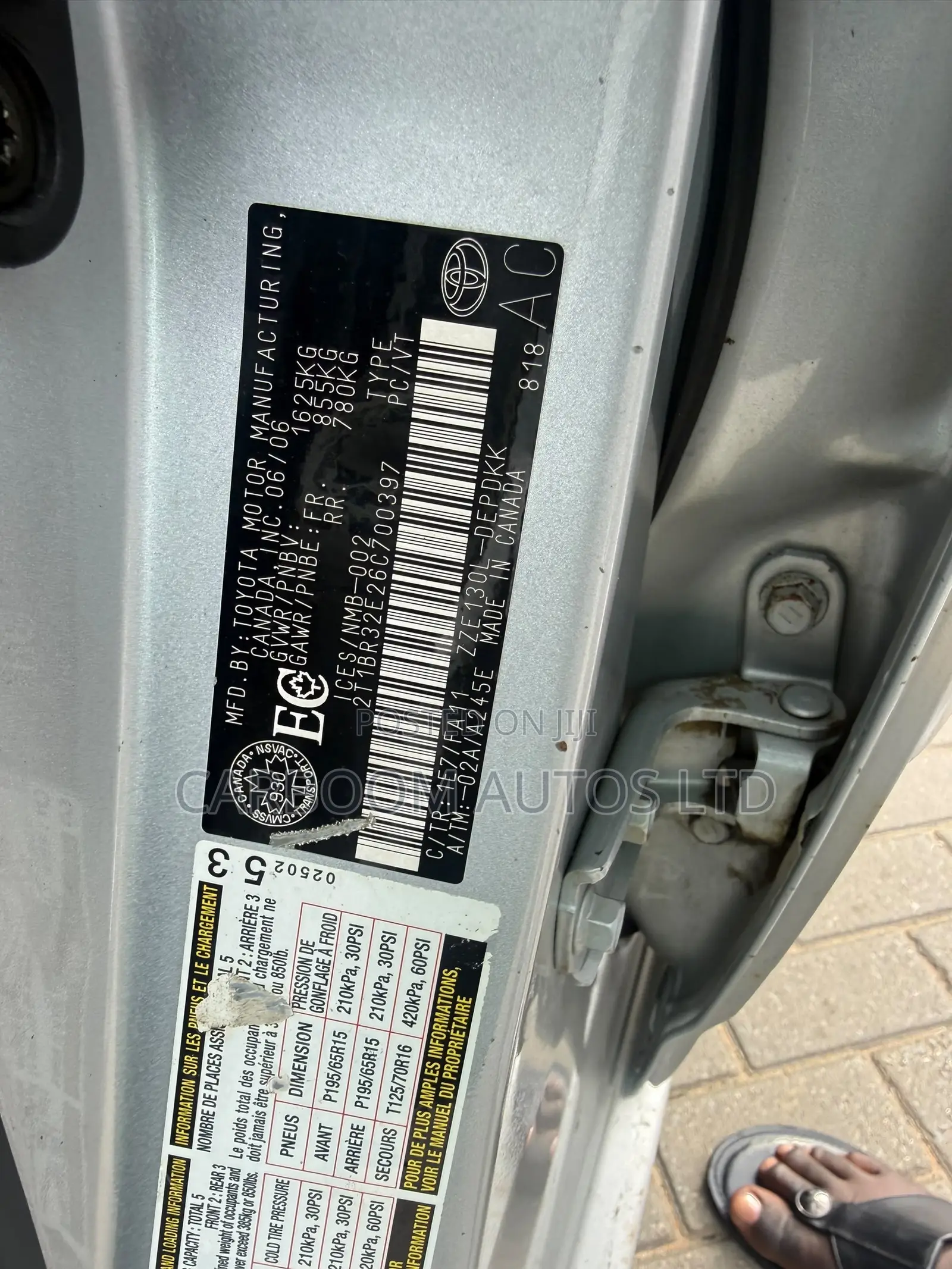 Toyota Corolla LE 2006 Silver