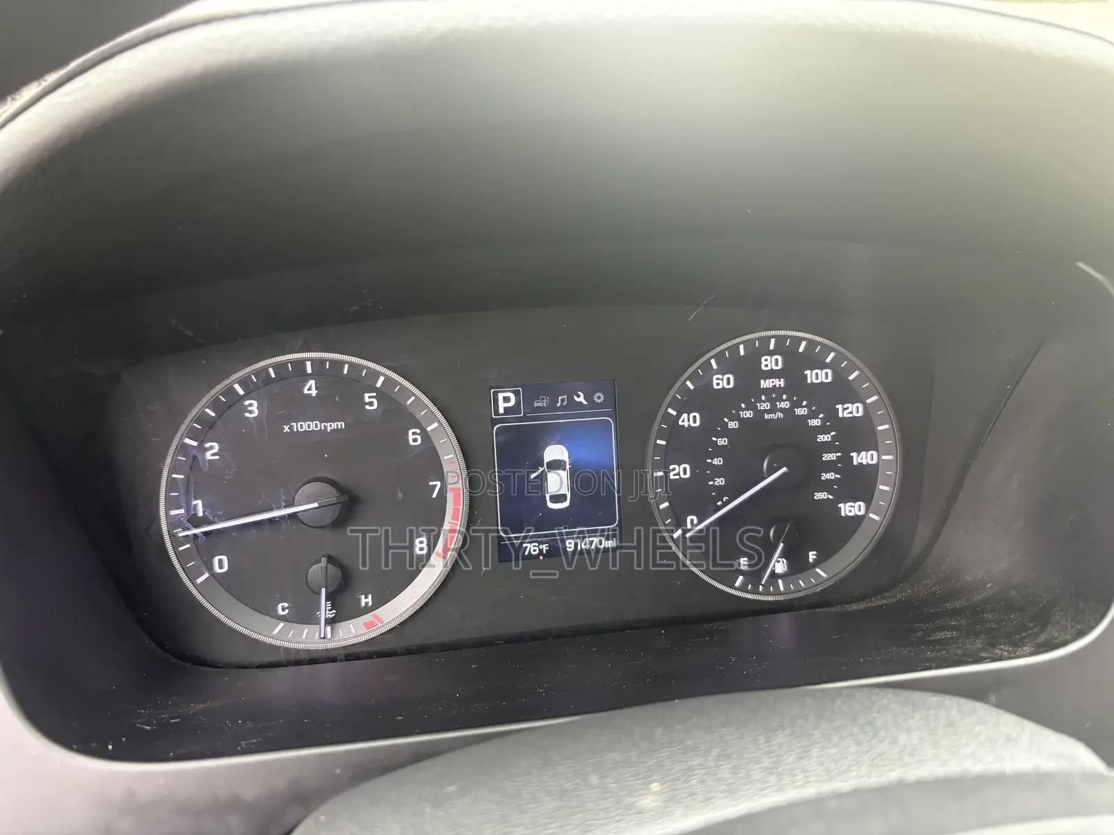 Hyundai Sonata 2016 Blue