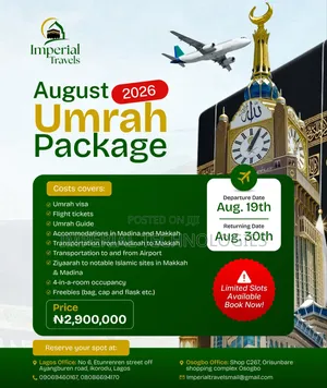 August Umrah Package