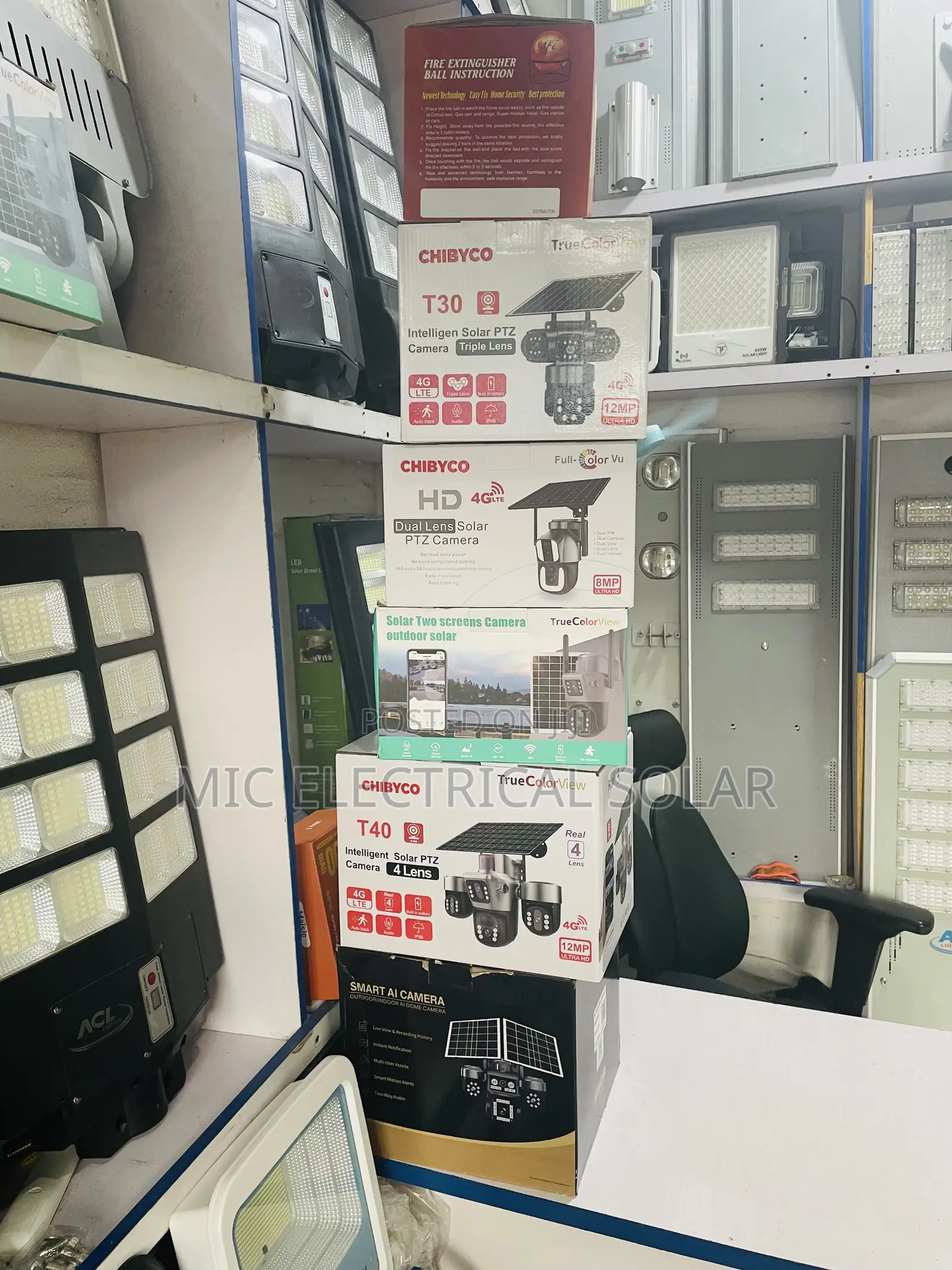 Solar PTZ Camera Dual Lens
