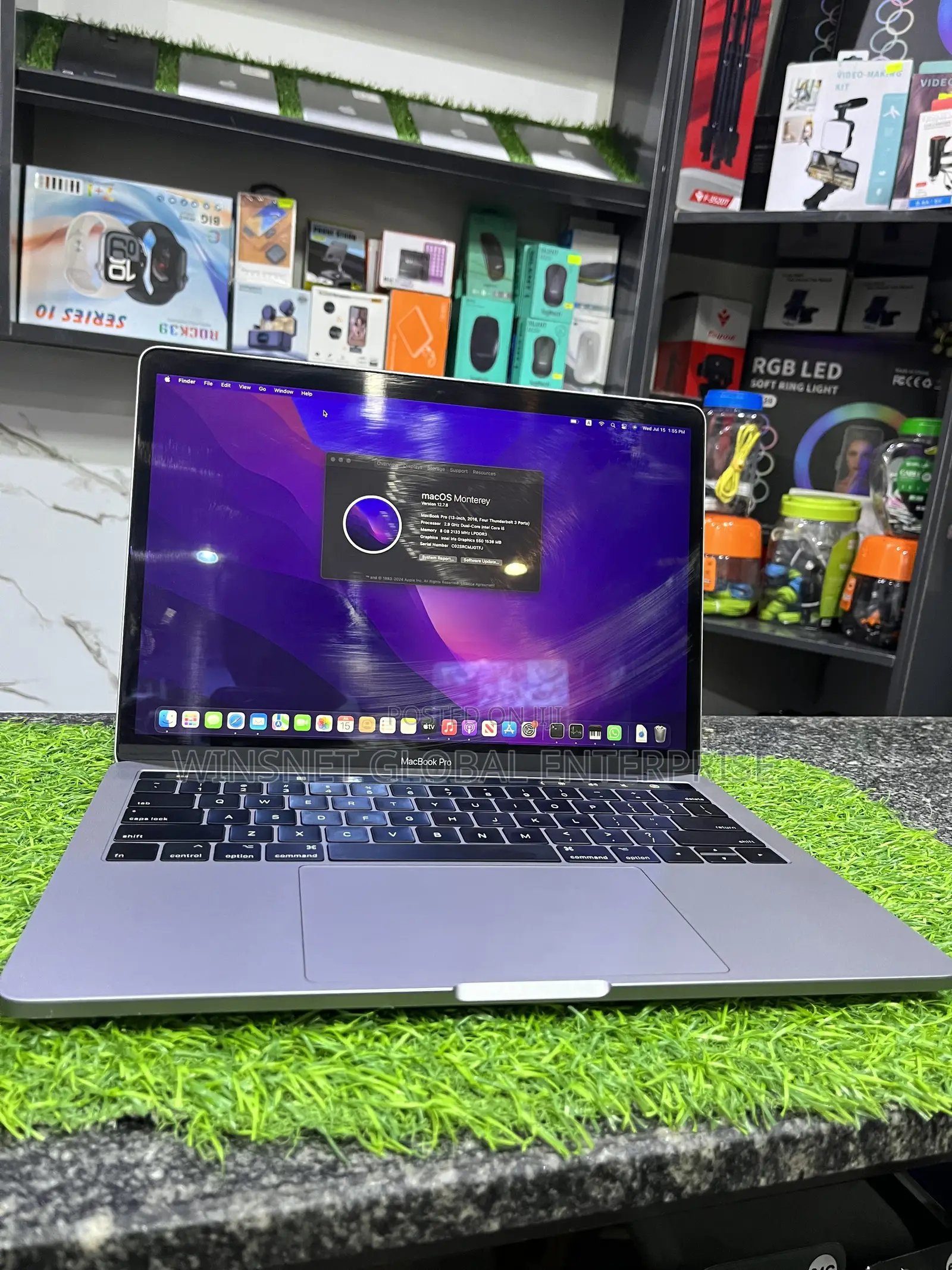 Laptop Apple MacBook Pro 2016 8GB Intel Core i5 SSD 256GB