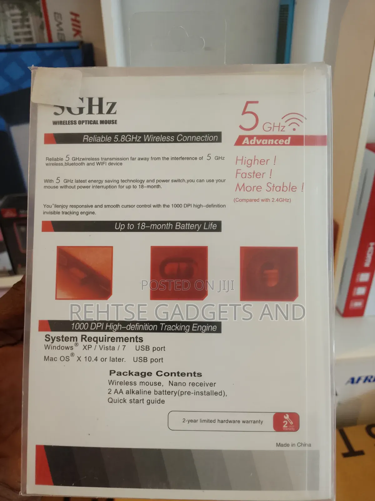 5GHz Wireless Mouse