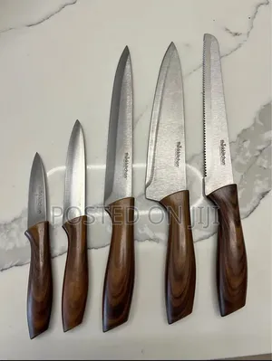 Thinkkitchen 6-Piece Knife Set With Block