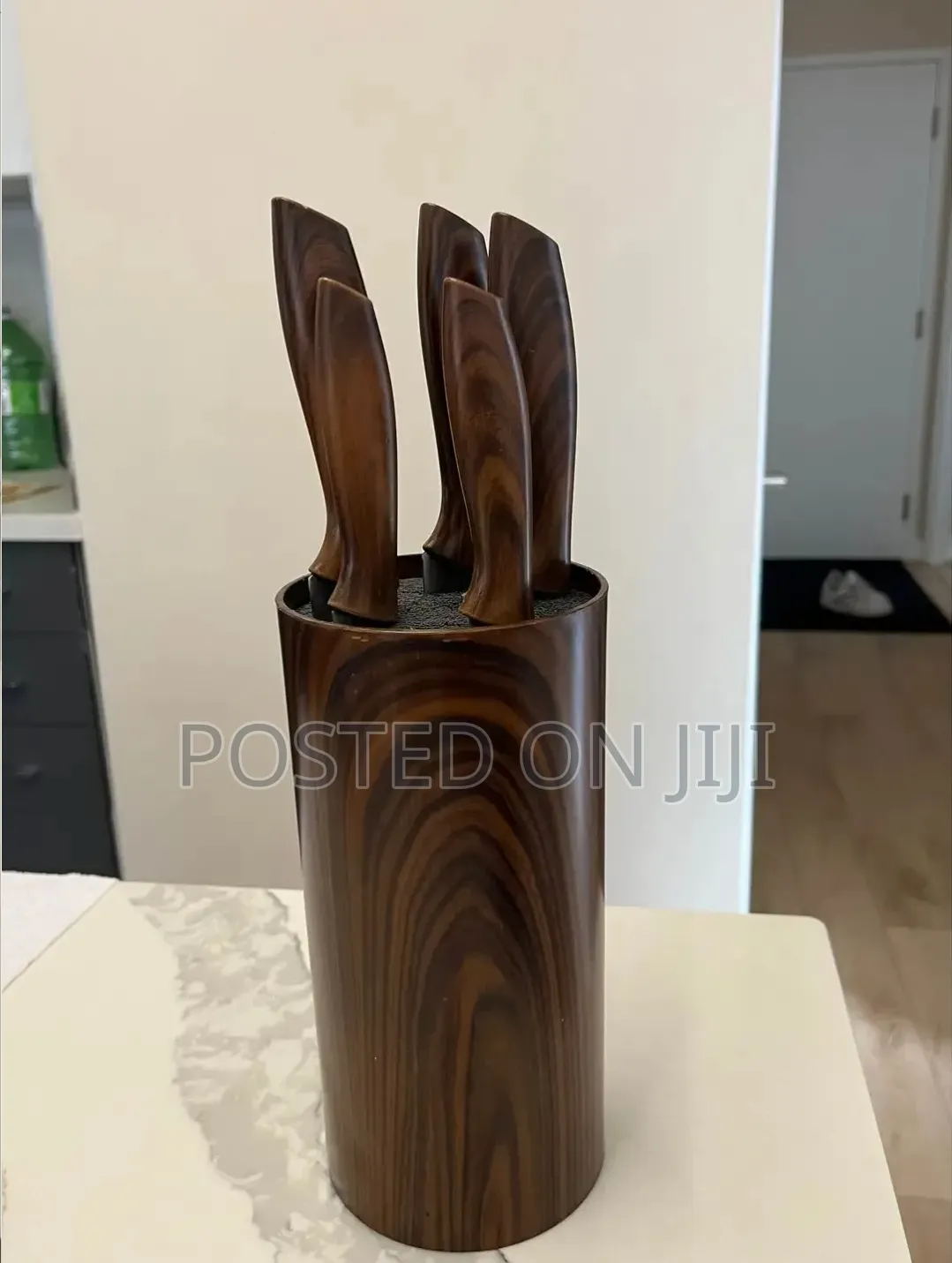 Thinkkitchen 6-Piece Knife Set With Block