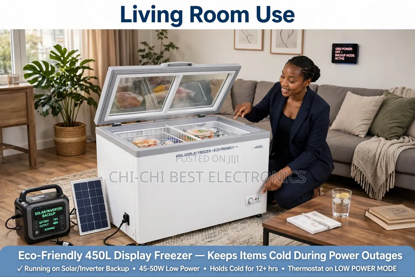 400 Liters Inverter Digital Display Freezer