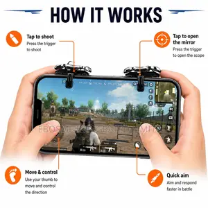 Mobile Game Trigger X8 and Finger Sleeves