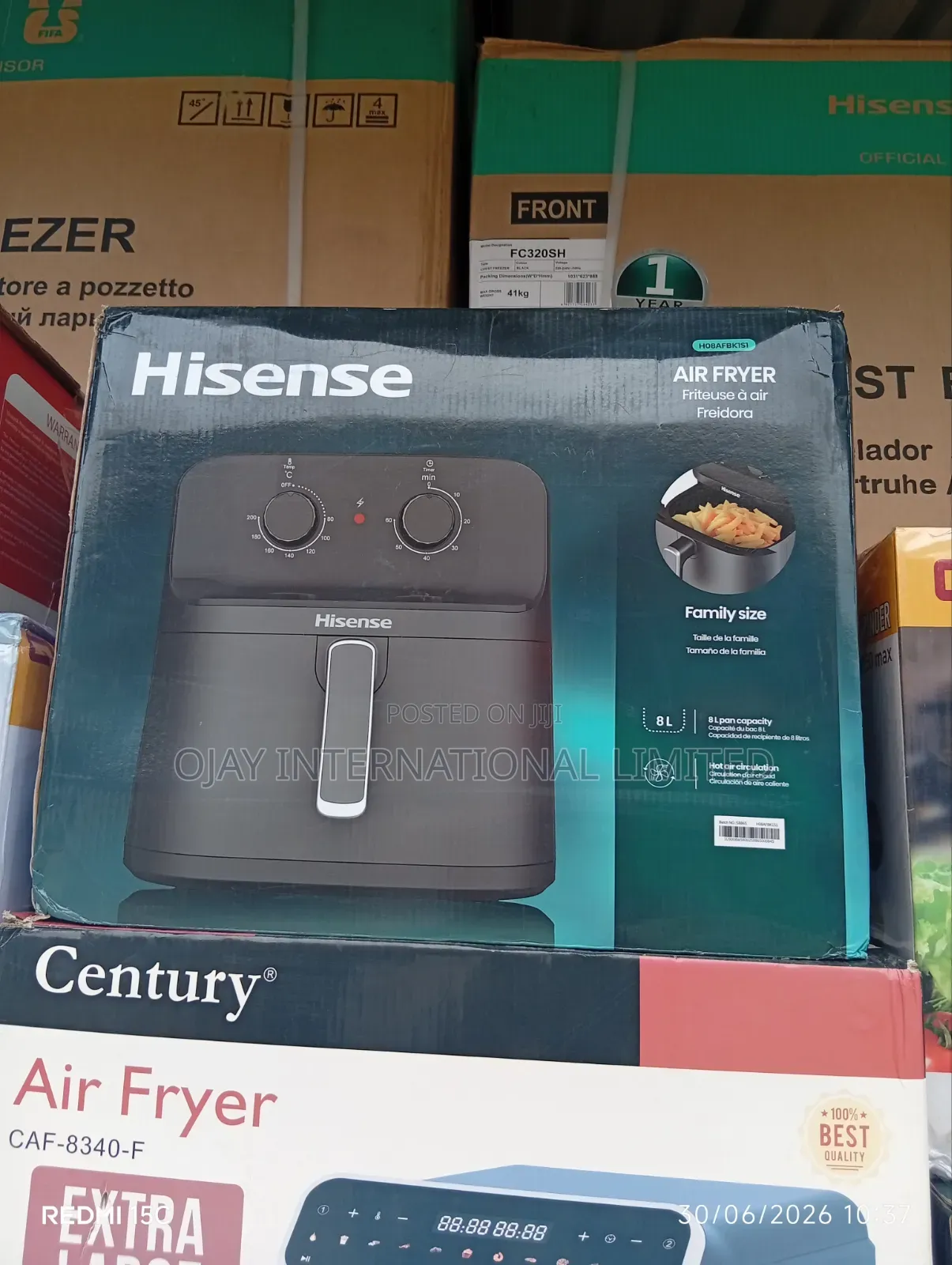 Hisense Air Fryer 8litres With Two Years I