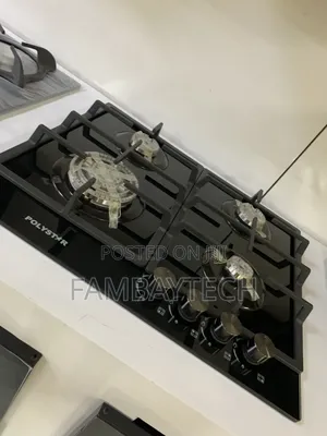 Premium Polystar 4 Burner Gas Hob With Auto Ignition