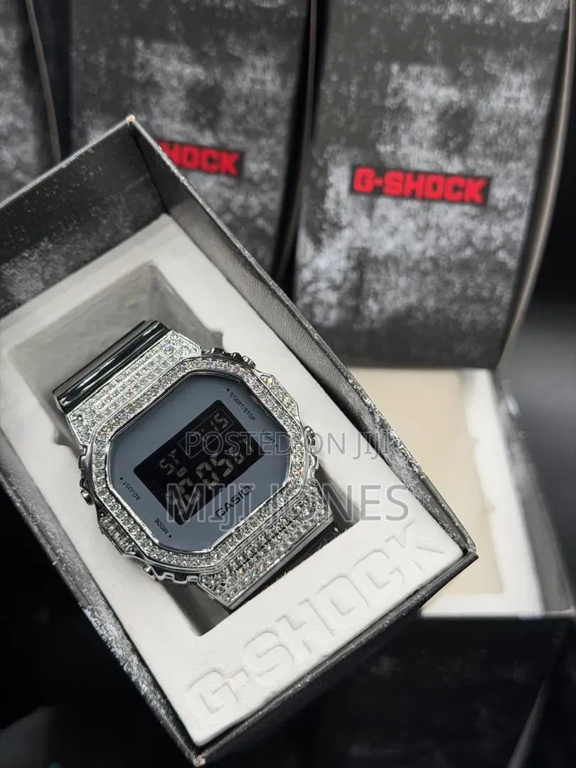 Replica Ice G-Shock for Men - Diamond/Stone Bezel + Original Box*