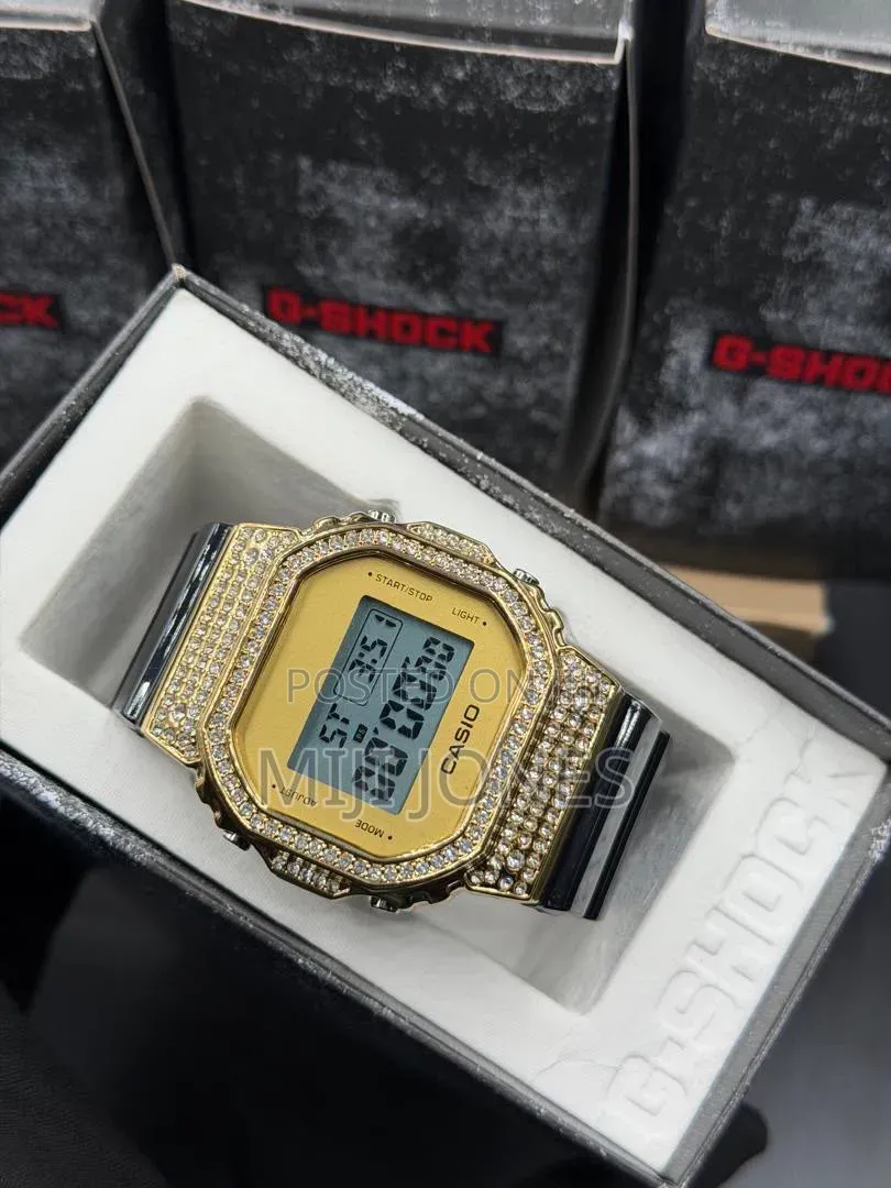 Replica Ice G-Shock for Men - Diamond/Stone Bezel + Original Box*