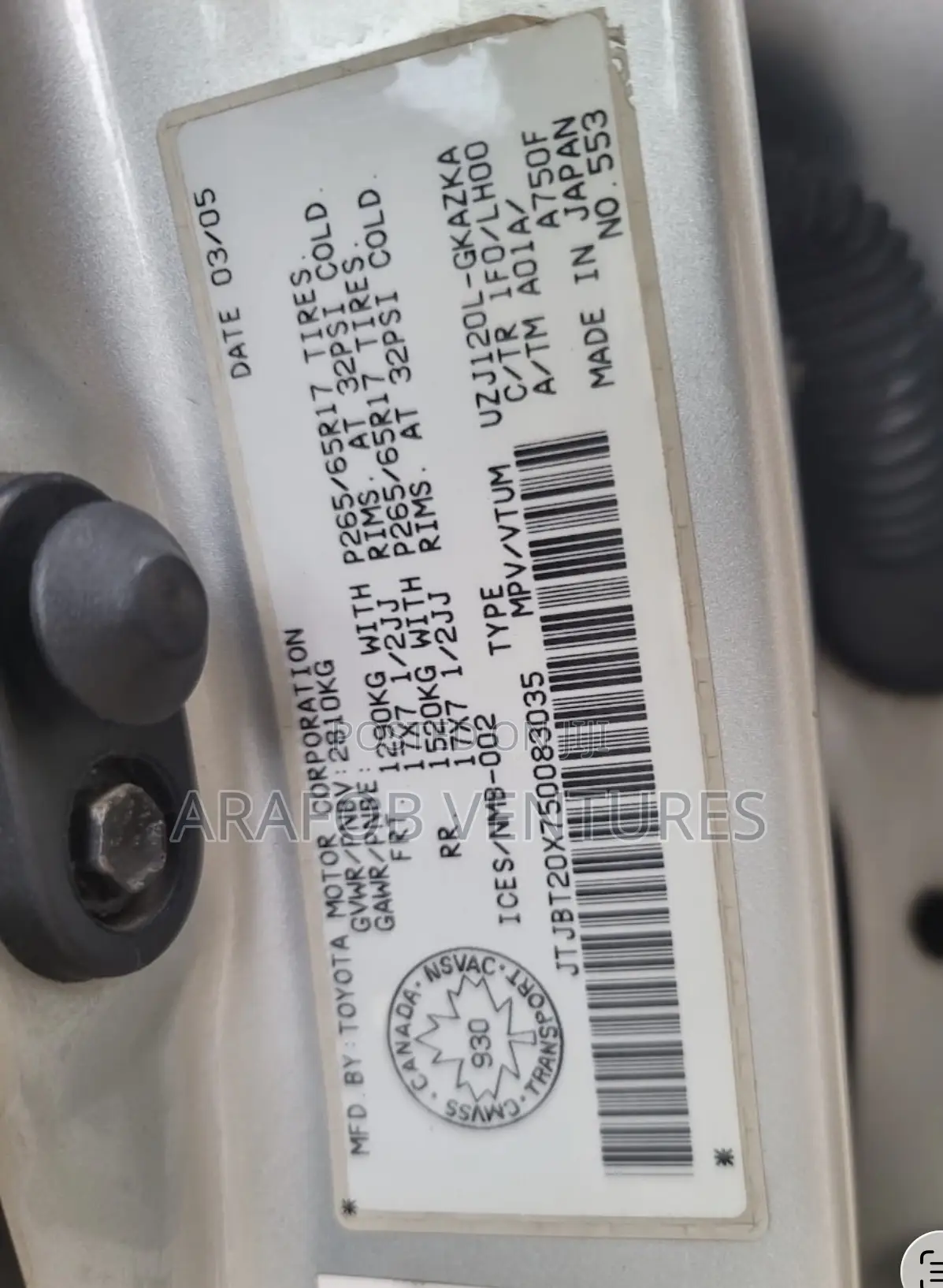 Lexus GX 470 2004 Silver