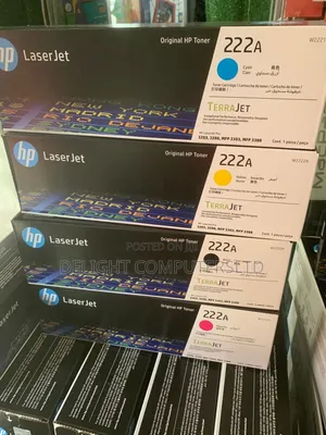 HP 222a Toner Cartridge Black,Cyan,Yellow,Magenta