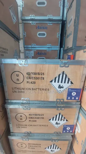 8kwh 24v Black Haisic Lithium Ion Battery