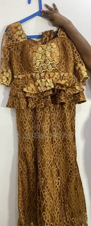 Ankara and Lace Gowns