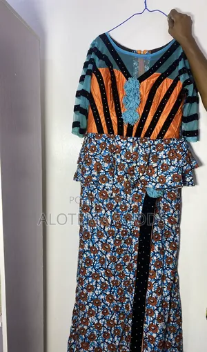 Ankara and Lace Gowns