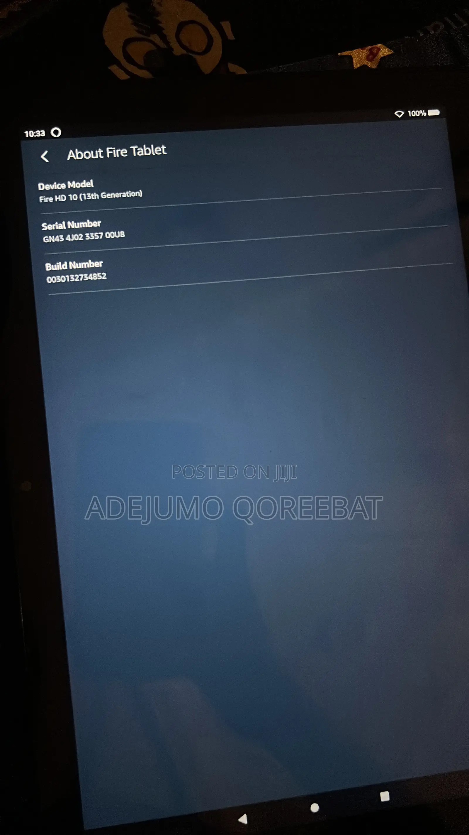 Amazon Fire HD 10 32 GB Black