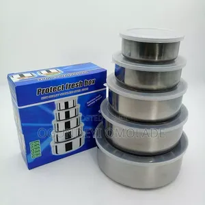 5pcs Stainless Steel Bowl Set