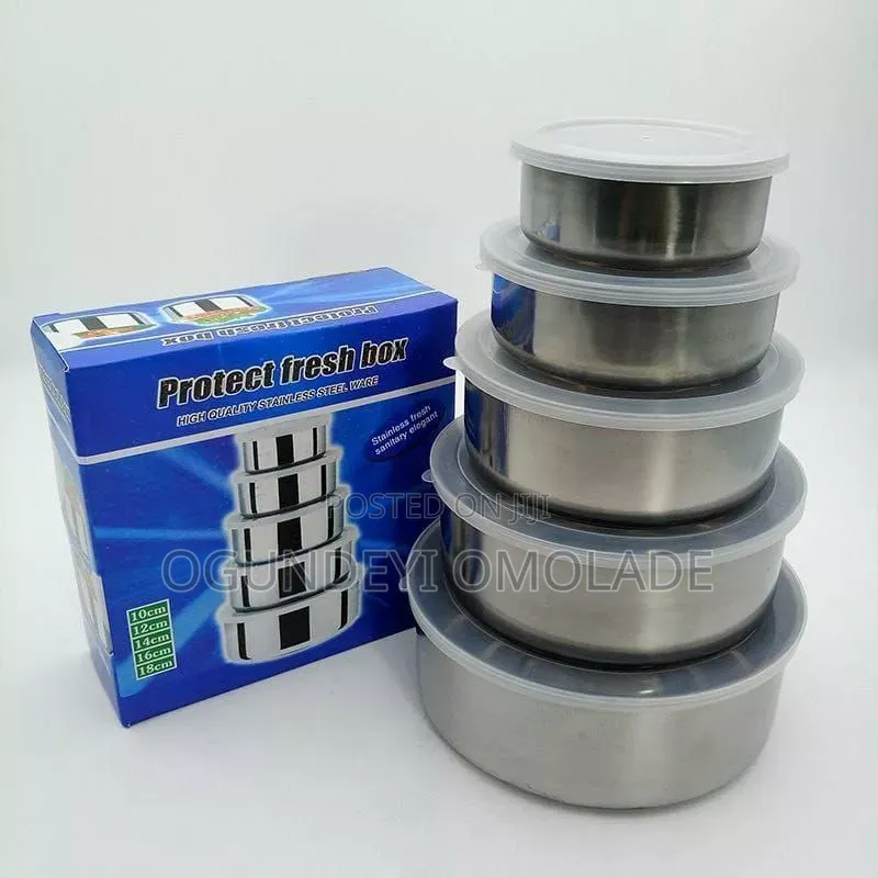 5pcs Stainless Steel Bowl Set