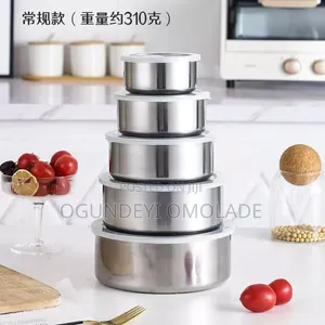5pcs Stainless Steel Bowl Set