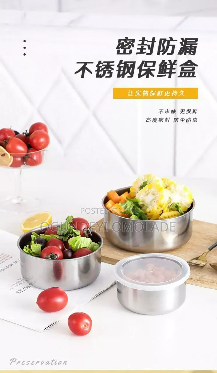 5pcs Stainless Steel Bowl Set