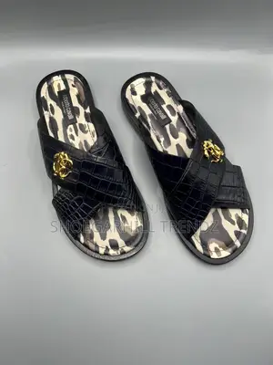 Roberto Cavalli Criss Cross Slippers