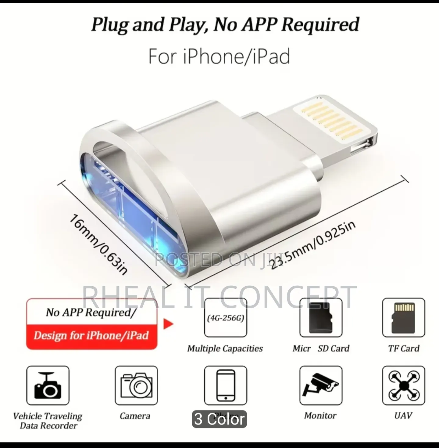 Lightening to Memory Card Reader
