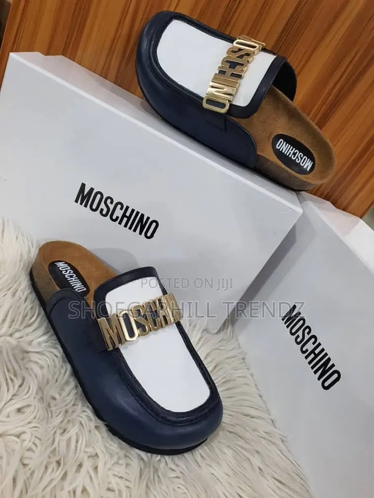 Moschino Premium Leather Mules
