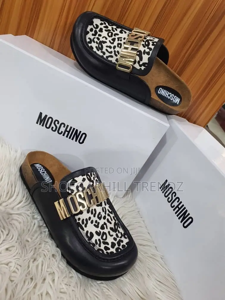 Moschino Premium Leather Mules