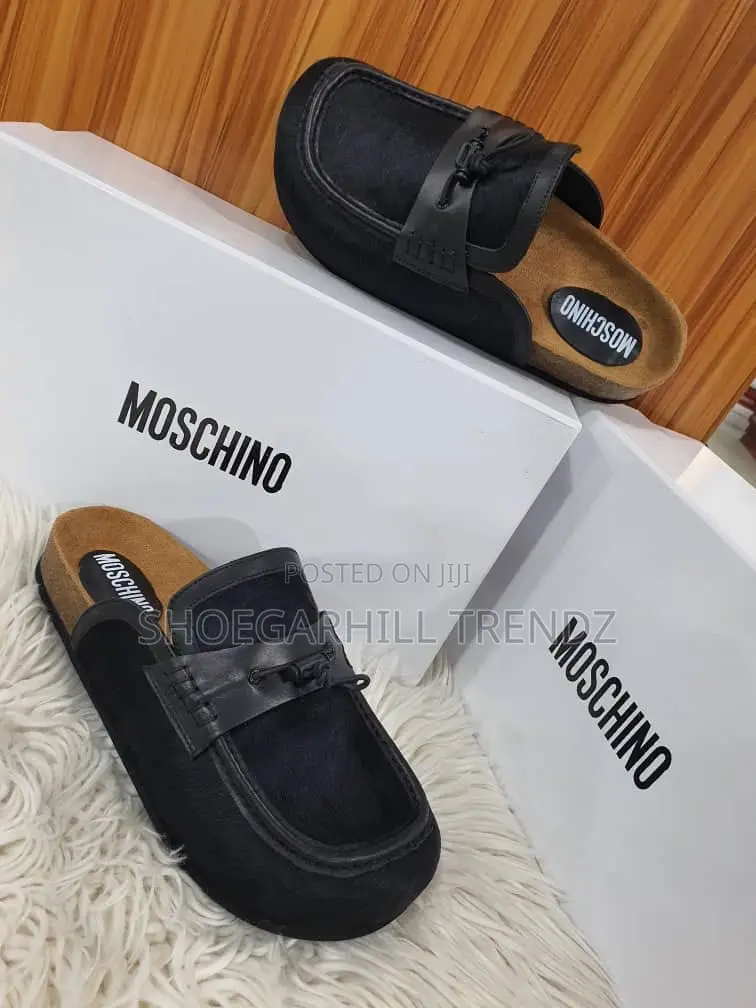 Moschino Premium Leather Mules